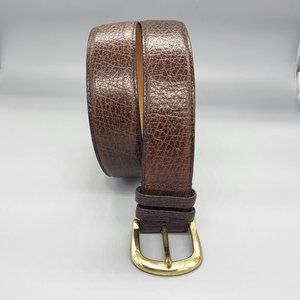 COACH Vintage Buffalo Leather Belt